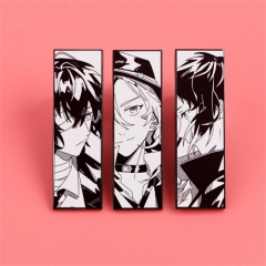 3 Styles Bungo Stray Dogs Anime Cartoon Anime Alloy Pin Brooch