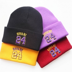 4 Styles NBA Star Kobe Bryant Fashion Unisex Cartoon Cap Anime Knitted Hat