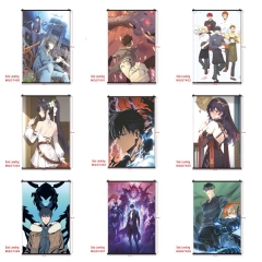 60*90cm 25 Styles Solo Leveling Cartoon Wallscrolls Waterproof Anime Wall Scroll