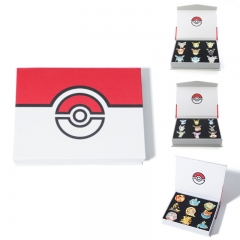 3 Styles Pokemon Cartoon Anime Alloy Brooch Pin Badge Set