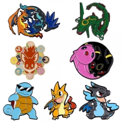 3 Styles Pokemon Anime Cartoon Anime Alloy Pin Brooch