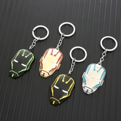 4 Styles Iron Man Cartoon Anime Alloy Keychain