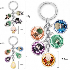 3 Styles One Punch Man Anime Multiple Dropped Acrylic Keychain