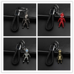 9 Styles Iron Man Cartoon Anime Alloy Keychain