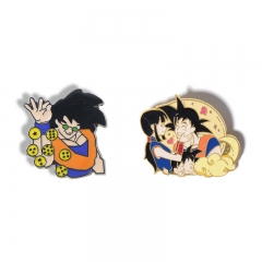 2 Styles Dragon Ball Z Cartoon Anime Alloy Brooch Pin Badge