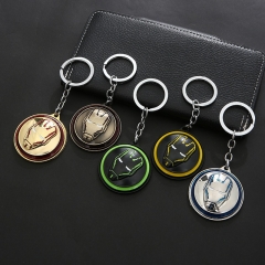 5 Styles Iron Man Cartoon Anime Alloy Keychain