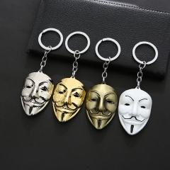 4 Styles V for Vendetta Cartoon Anime Alloy Keychain