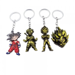 9 Styles Dragon Ball Z Cartoon Anime Alloy Keychain