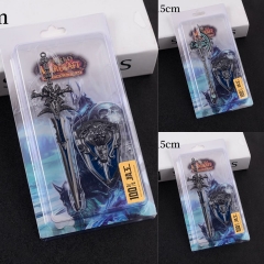 游戏周边魔兽世界霜之哀伤羊头剑巫妖王武器模型摆件小礼物