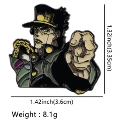 JOJO的奇妙冒险 胸章合金滴油胸针徽章跨贸热销服装背包饰品配饰别针