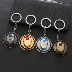 4 Styles Iron Man Cartoon Anime Alloy Keychain
