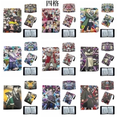 4格50页)火影忍者卡册大容量动漫手卡牌收藏册PU皮活页集卡收纳册
