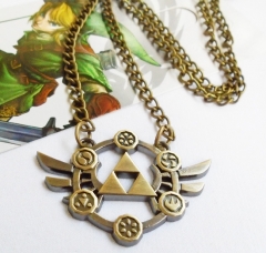 塞尔达传说项链挂件动漫饰品青古铜项链吊坠The Legend of Zelda