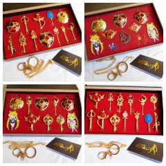 Sailor moon美少女战士项链吊坠钥匙扣挂件饰品玩具动漫卡通速卖
