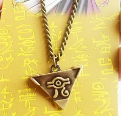 Yu-gi-oh!游戏王项链吊坠千年积木武藤挂饰角色扮演项圈三角饰品