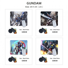 20*24cm 17 Styles Mobile Suit Gundam Cartoon Anime Mouse Pad