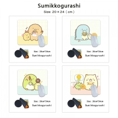 20*24cm 15 Styles Sumikkogurashi Cartoon Anime Mouse Pad