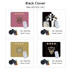 20*24cm 10 Styles Black Clover Cartoon Anime Mouse Pad