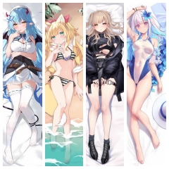 4 Styles 2 Sizes VTuber Cartoon Sexy Girls Square Anime Pillow Case
