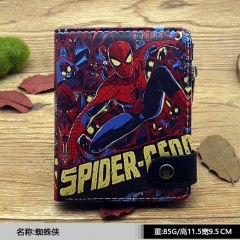 2 Styles Spider-Man Cartoon Pattern Coin Purse Short Anime Wallet