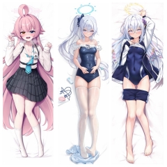 3 Styles 2 Sizes Blue Archive Cartoon Sexy Girls Square Anime Pillow Case