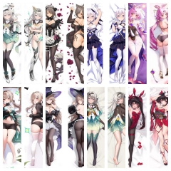 11 Styles 2 Sizes Honkai: Star Rail Cartoon Sexy Girls Square Anime Pillow Case