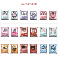 哪吒毛毛绒盖被方形抱枕 29*38cm