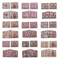 9 Styles Kapibarasan Cartoon Purse Short Anime Wallet