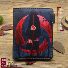Naruto Cartoon Pattern Coin Purse Short Anime Wallet