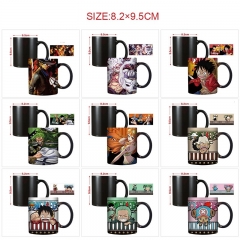 海贼王-9款 动漫变色马克杯400ml （单个纸盒+泡沫独立包装）