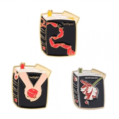 5 Styles Twilight Anime Alloy Pin Brooch