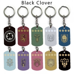 11 Styles Black Clover Cartoon Character Decoration Anime Alloy Keychain