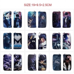 10 Styles Solo Leveling Cartoon PU Purse Zipper Anime Long Wallet