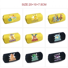 10 Styles Pokemon Cartoon Pencil Box Anime Canvas Pencil Bag