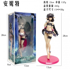 跨境新品 泳装安妮特手办摆件 站姿美少女小恶魔公仔机箱桌面景品
