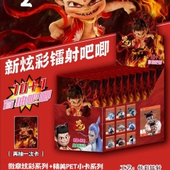 10枚装哪吒之魔童闹海吧唧徽章盲袋可爱镭射炫彩马口铁谷子徽章吧唧75MM