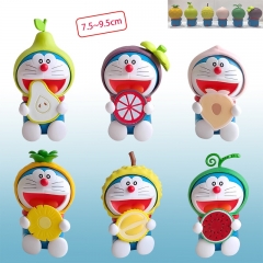 6款叮当水果造型公仔一套