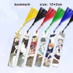 12 Styles Haikyuu Cartoon Anime Alloy Bookmark