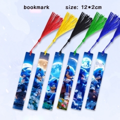 7 Styles Sonic the Hedgehog Cartoon Anime Alloy Bookmark
