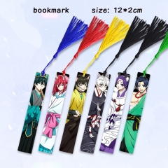 12 Styles Blue Lock Cartoon Anime Alloy Bookmark