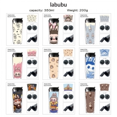 labubu 动漫双层隔热随手杯水壶水杯