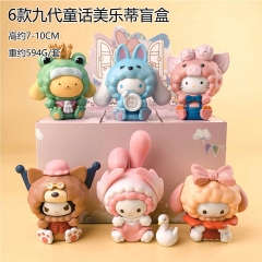6PCS/SET 7-10cm Sanrio My Melody Cartoon Blind Box Anime PVC Figure Toy