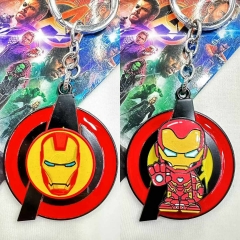 2 Styles Iron Man Cartoon Anime Keychain