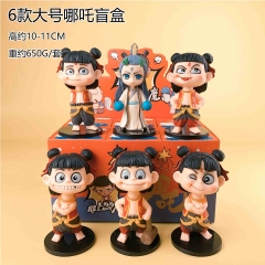 6PCS/SET 10-11cm Ne Zha Cartoon Blind Box Anime PVC Figure Toy