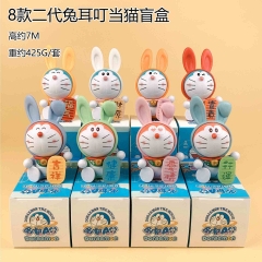 供应商发表格不要直接拍 8款二代兔耳叮当猫盲盒