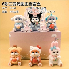 供应商发表格不要直接拍 6款三丽鸥鲨鱼猫盲盒