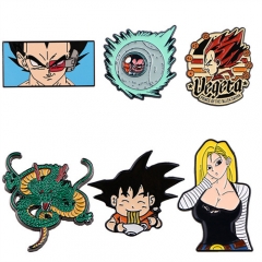 5 Styles Dragon Ball Z Anime Alloy Pin Brooch