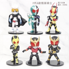 6PCS/SET 10cm Kamen Rider Ex-Aid CartoonModel Toy PVC Anime Figure