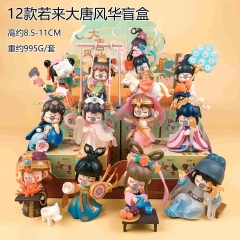 12PCS/SET 8.5-11cm nanci Cartoon Blind Box Anime PVC Figure Toy
