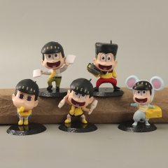 5PCS/SET 8CM Osomatsu-san Anime PVC Figure